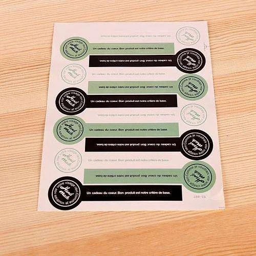 Self Adhesive Printing Factory Label Sticker